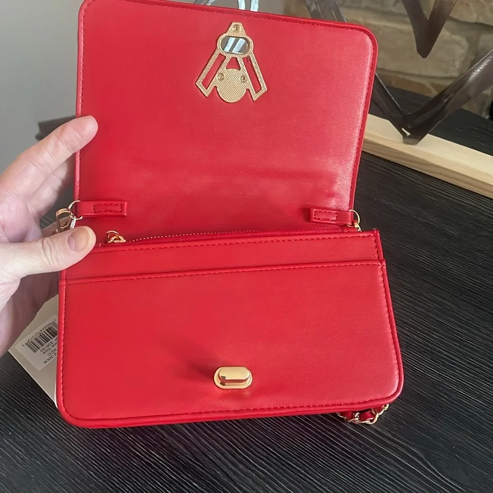 Valentino Orlandi Red Crossbody/Clutch - Picture 8 of 10